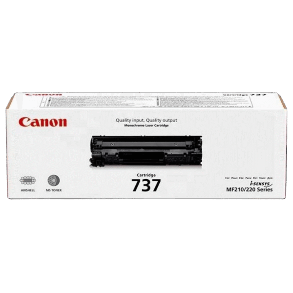 Cartuş Canon 737, Negru