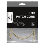 Patch cord Cablexpert PP12-1M, CAT5e UTP, 1m, Gri - Image 6