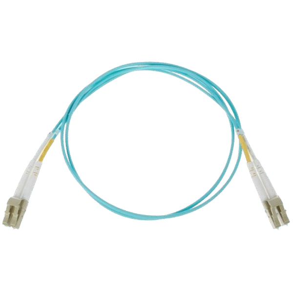 Fiber optic patch cords, Multimode OM4, LC-LC Duplex, 1M