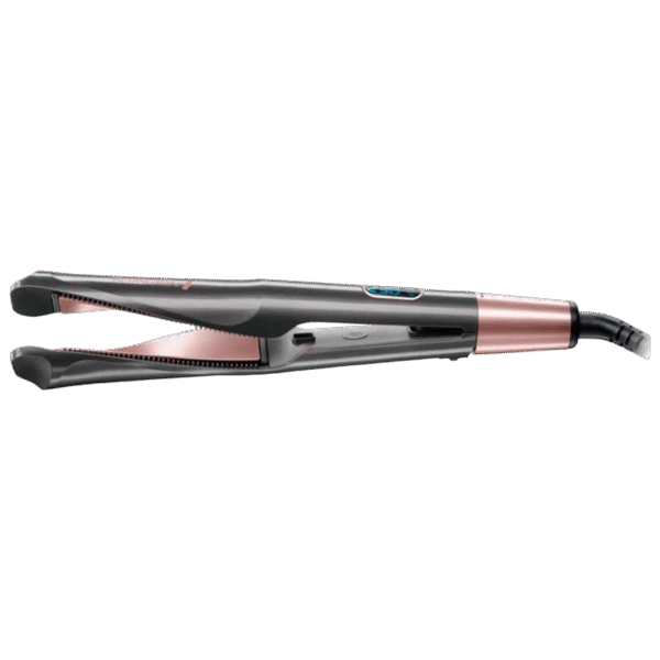 Ondulator de păr Multi-styler  Remington Curl & Straight Confidence S6606, Negru | Roz