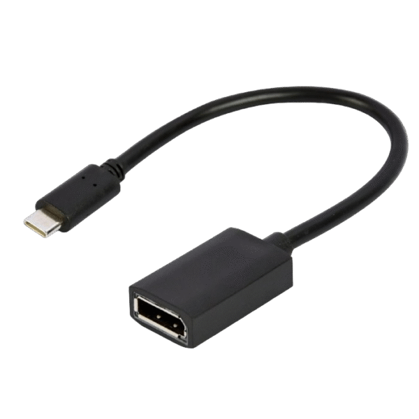 Cablu Video Cablexpert A-CM-DPF-02, USB 3.1 Type-C (M) - DisplayPort (F), 0.15 m, Negru
