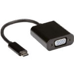 Adaptor Video APC Electronic APC-631008, Type-C - VGA D-Sub, 0,15m, Negru - imagine 2