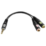 Audio Adaptor EPOS PCV 05, 3.5 mm - 3.5 mm, Negru