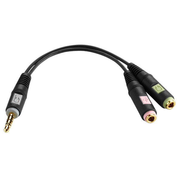 Audio Adaptor EPOS PCV 05, 3.5 mm - 3.5 mm, Negru