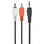 Audio Adaptor Cablexpert CCA-458/0.2, 3.5mm 3-pin (M) - 2x RCA (M), 0,2m, Negru - Image 4