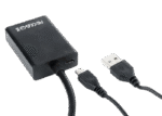 Convertor Video/Audio Cablexpert A-VGA-HDMI-01, VGA D-Sub + 3.5 mm Jack - HDMI (F), 0,15m, Negru - Image 2
