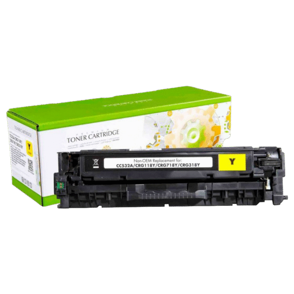 Laser Cartridge for HP CB532A yellow SCC CRT HEW SCC532A YLW (2.8k)