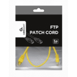 Patch cord Cablexpert PP22-1M/Y, Cat5e FTP, 1m, Galben - Image 6
