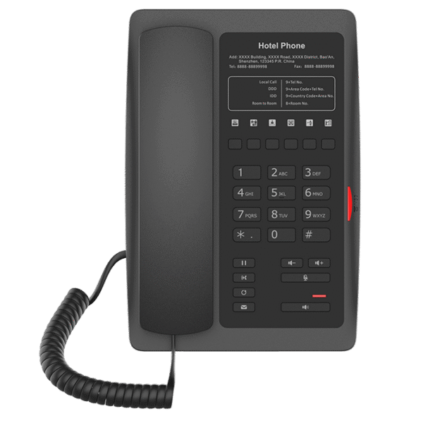 Telefon IP Fanvil H3, Negru