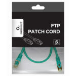 Patch cord Cablexpert PP6-0.5M/G, Cat6 FTP , 0,5m, Verde - Image 2
