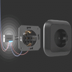 Releu Smart Power Ajax WallSwitch, Negru - imagine 5