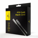 Patch cord Cablexpert PPB6-3M, Cat6 FTP , 3m, Alb - imagine 4