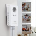 Powerline Adapter  TP-LINK TL-WPA8631P, AV1300, 1300 Mbps, Alb - imagine 3