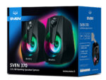 Boxe pentru calculator 2.0 SVEN "370", Negru - imagine 6