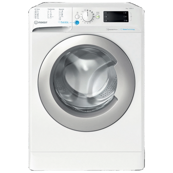 Mașină de spălat Indesit BWSE 71295X WSV, 7kg, Alb