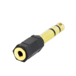 Audio Adaptor Cablexpert A-6.35M-3.5F, 6.35mm 3-pin (M) - 3.5mm 3-pin (F), Negru - imagine 5