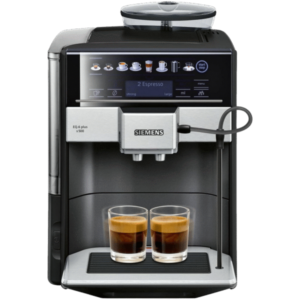 Aparat de cafea Siemens TE655319RW, Negru | Oțel inoxidabil