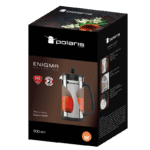 Cafetiera French Press Polaris Enigma-600FP, 0,6L, Negru | Inox - Image 3