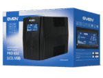 Sursă de alimentare neîntreruptibilă SVEN Pro  50 LCD, Linear-interactiv, 650VA, Turn - imagine 4