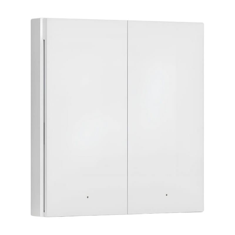 5dfe8450-f3a9-4ff2-8ec7-6f0777bba6e7 Comutator inteligent de lumină AQARA Wireless Switch H1 (Double Rocker), Alb - Image 1