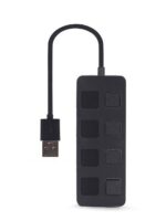 Adaptor Hub Gembird UHB-U2P4-05, Negru - imagine 2