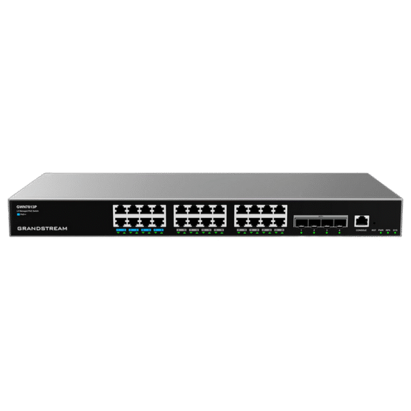 Comutator PoE Grandstream GWN7813P, 24x IEEE 802.3af/at