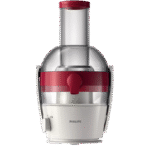 Storcător de fructe și legume Philips HR1855/90, Alb | Roșu