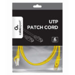 Patch cord Cablexpert PP6U-0.5M/Y, Cat6 UTP, 0,5m, Galben - Image 5