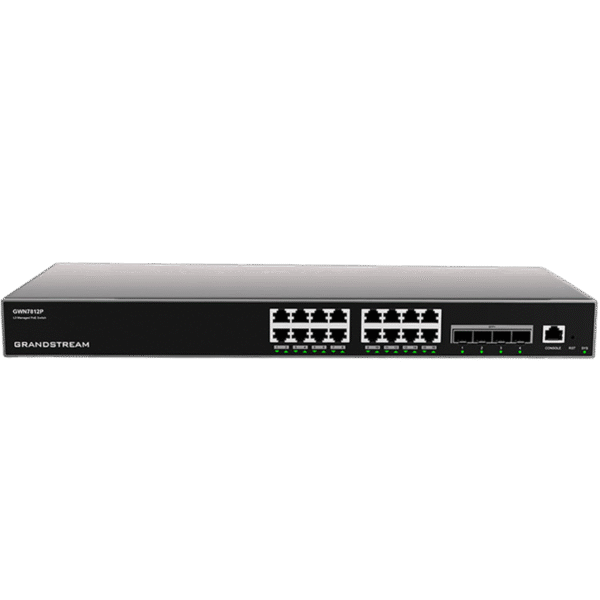 Comutator PoE Grandstream GWN7812P, 16x IEEE 802.3af/at