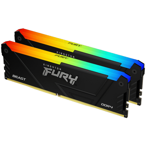 Memorie RAM Kingston FURY Beast RGB, DDR4 SDRAM, 3600 MHz, 32 GB, KF436C18BB2AK2/32