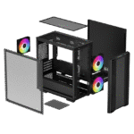 Carcasă PC Deepcool CC360 ARGB, Midi-Tower, Fără PSU, Negru - Image 11