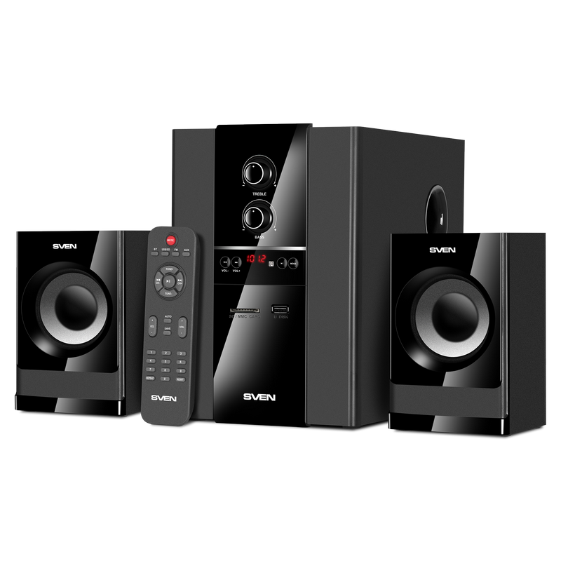 6409a630-dd08-497d-ae4e-daf1c4d0789f Sistem audio 2.1 CH SVEN MS-1821, Negru - Image 1