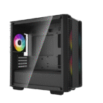 Carcasă PC Deepcool CC360 ARGB, Midi-Tower, Fără PSU, Negru