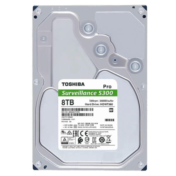 Unitate HDD Toshiba S300 Pro, 3.5", 8 TB <HDWT380UZSVA>