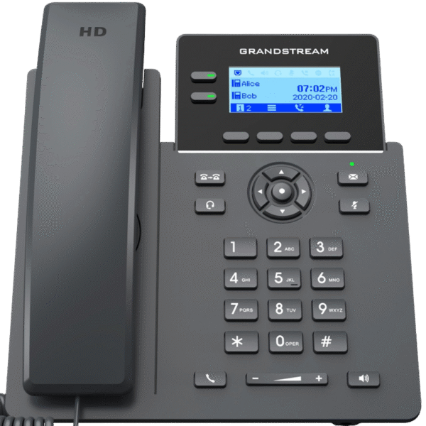 Telefon IP Grandstream GRP2602, Negru