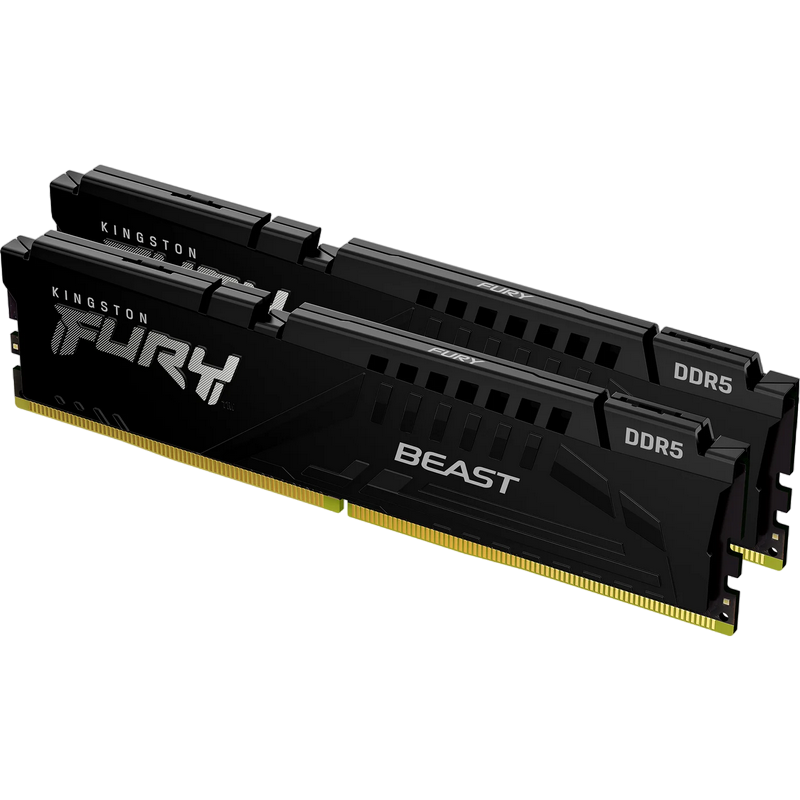 6a90fca8-aee3-4b0b-8e1b-1b684e83d517 Memorie RAM Kingston FURY Beast, DDR5 SDRAM, 6000 MHz, 64GB, KF560C30BBEK2-64 - Image 1