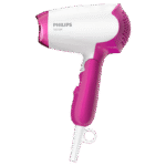 Uscător de păr compact Philips DryCare Essential BHD003/00, 1400 W, Alb | Roz - Image 6