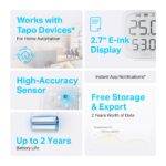 Smart senzor de temperatura și umiditate TP-LINK Tapo T315, Alb - imagine 2
