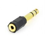 Audio Adaptor Cablexpert A-6.35M-3.5F, 6.35mm 3-pin (M) - 3.5mm 3-pin (F), Negru - imagine 7