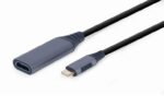 Cablu Video Cablexpert A-USB3C-HDMI-01, USB Type-C (M) - HDMI, 0,15m, Gri - Image 5