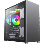 Carcasă PC Gamemax Spark Pro BK, Desktop, Fără PSU, Negru