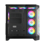 Carcasă PC Gamemax HYPE-A, Midi-Tower, Fără PSU, Negru - Image 10