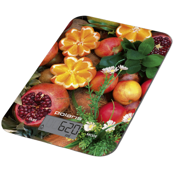Cântar electronic de bucătărie Polaris PKS1057DG, Multicolor