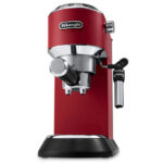 Cafetiera manuala DeLonghi Dedica Pump Espresso, 1300W, Roșu - imagine 11