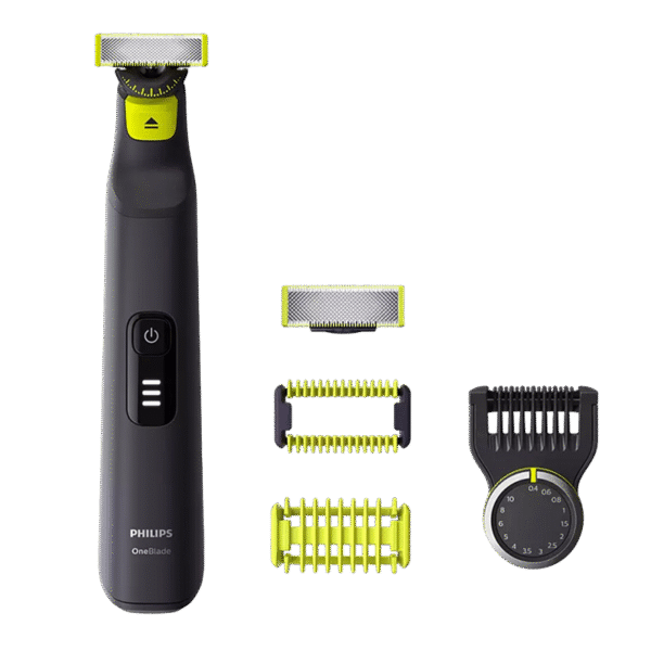 Trimmer pentru bărbați Philips OneBlade Pro 360 QP6541/15, Negru | Verde