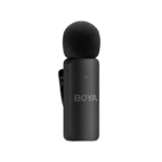 Microfon portabil pentru înregistrare vocală Boya BY-V4 + 4VU, Fără fir, Negru - imagine 3