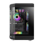 Carcasă PC Gamemax HYPE, Midi-Tower, Fără PSU, Negru - imagine 3