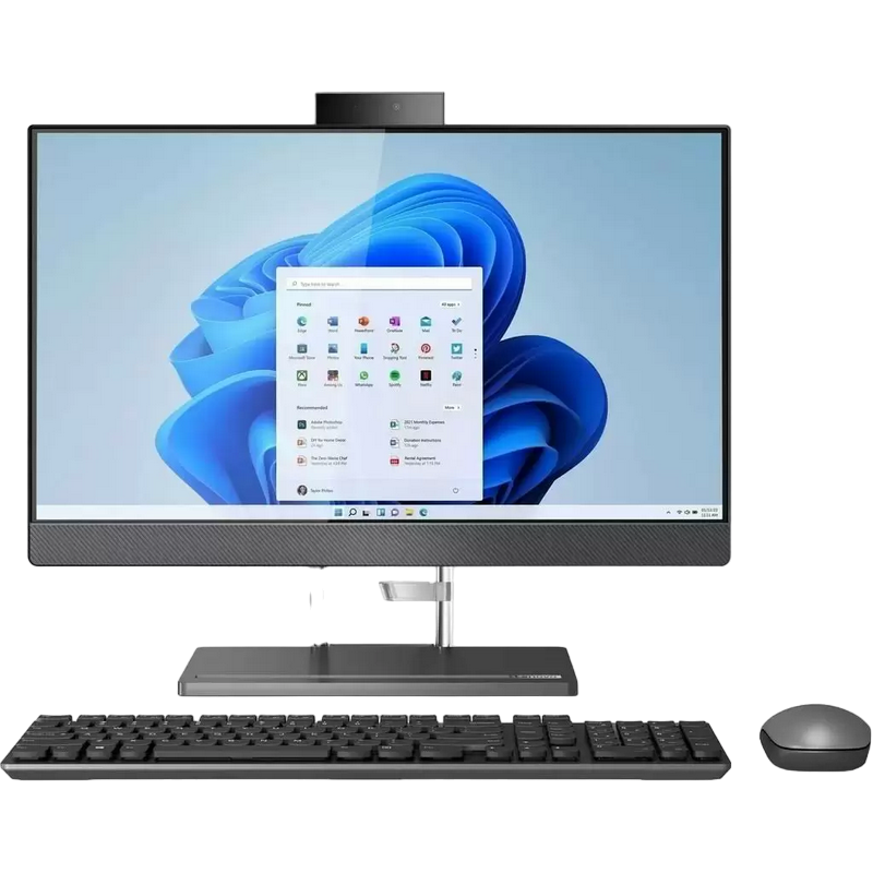 758f5f03-0bc1-480b-b421-a6b9be08d19a Computer All-in-One Lenovo IdeaCentre 5 27IAH7, 27", Intel Core i5-13500H, 16GB/1024GB, Windows 11 Pro, Storm Grey - Image 1