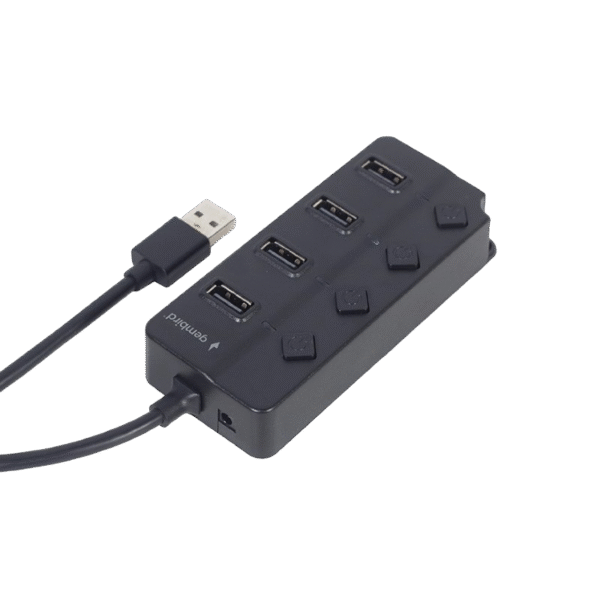 Adaptor Hub Gembird UHB-U2P4P-01, Negru
