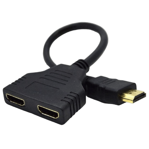 Adaptor Video Cablexpert DSP-2PH4-04, HDMI (M) - , 0,1m, Negru